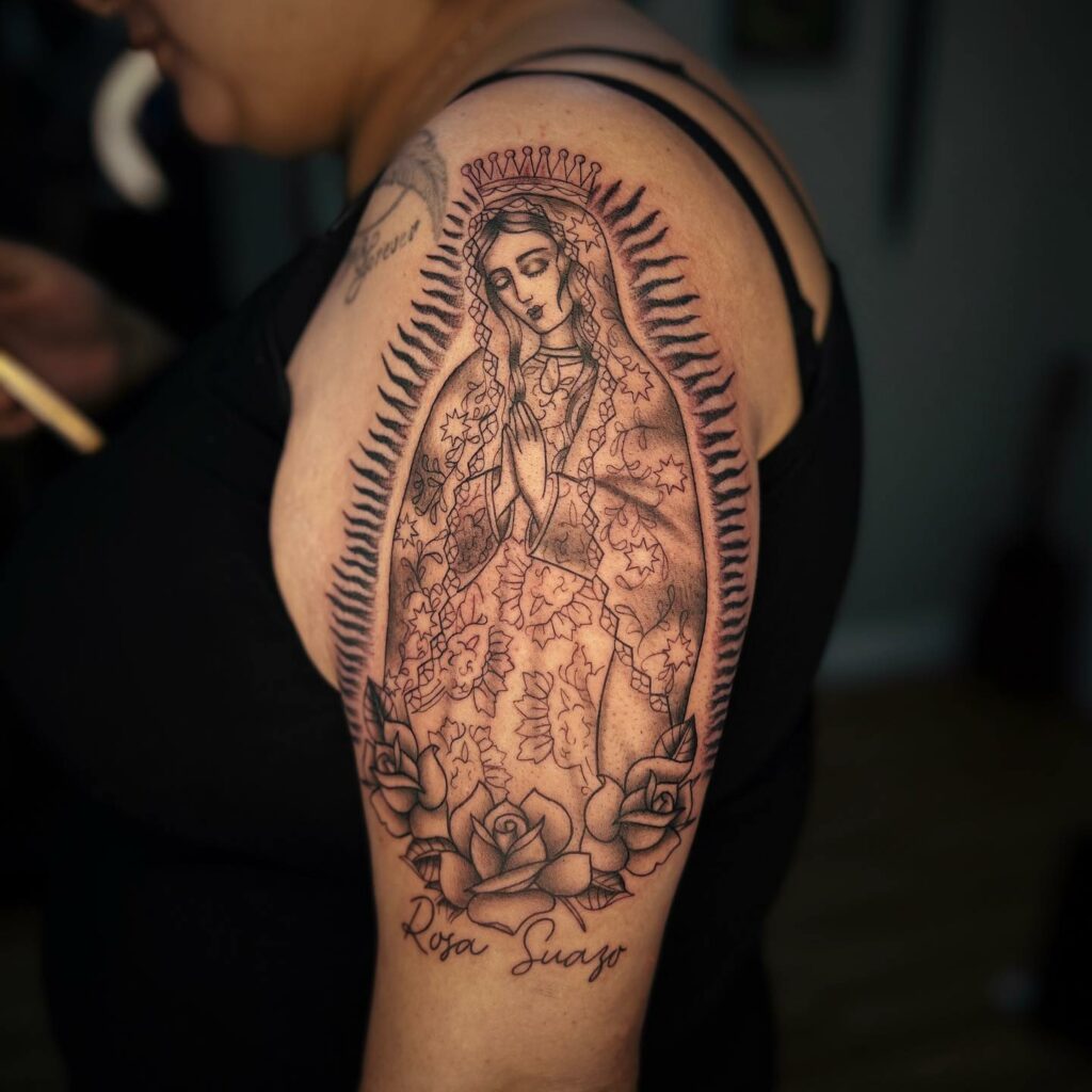Virgen de Guadalupe Tattoo for Love