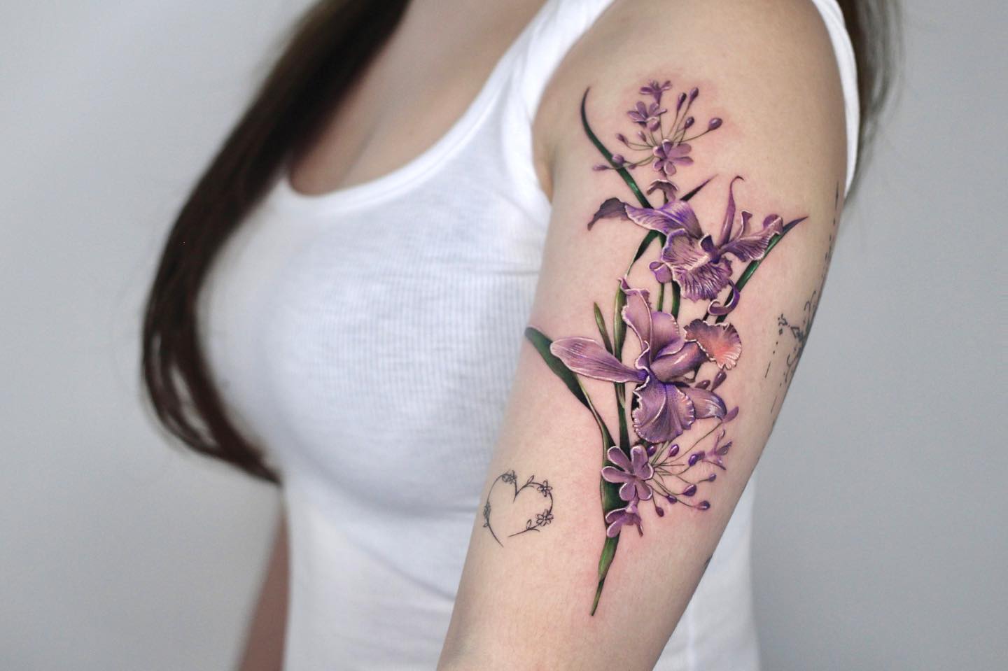 Details 79+ simple orchid tattoo super hot - thtantai2