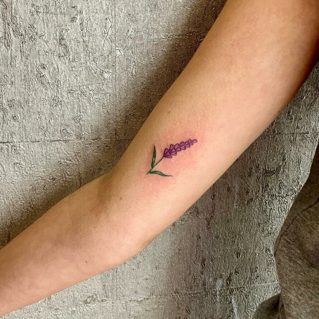 Small Lavender Tattoos