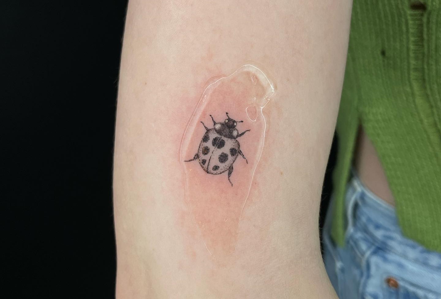 Thank you Lorna for letting me make this cute little lucky lady bug ta  Realism  Tattoo  TikTok