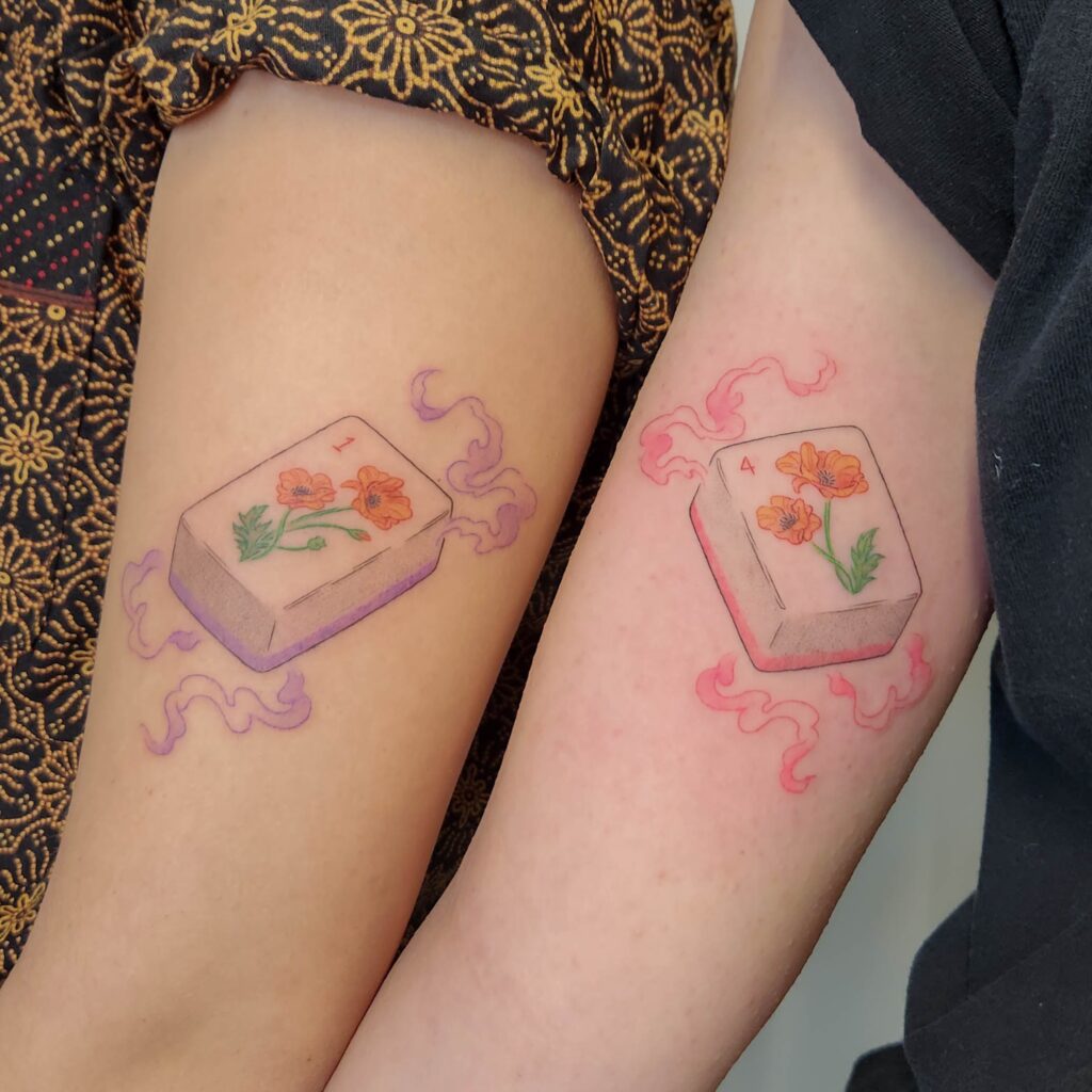 Matching Poppy Tattoo