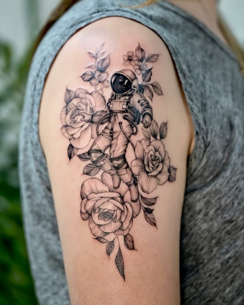 Peony Flower Tattoo