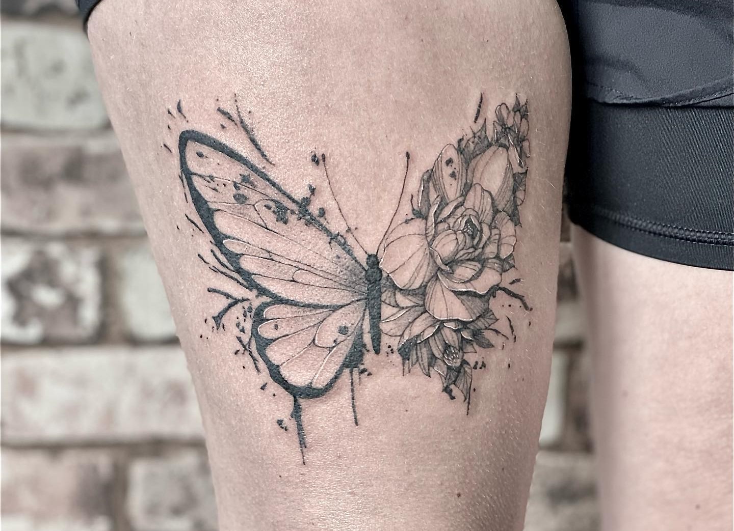 10 Beautiful Butterfly Thigh Tattoo Ideas To Inspire You - alexie