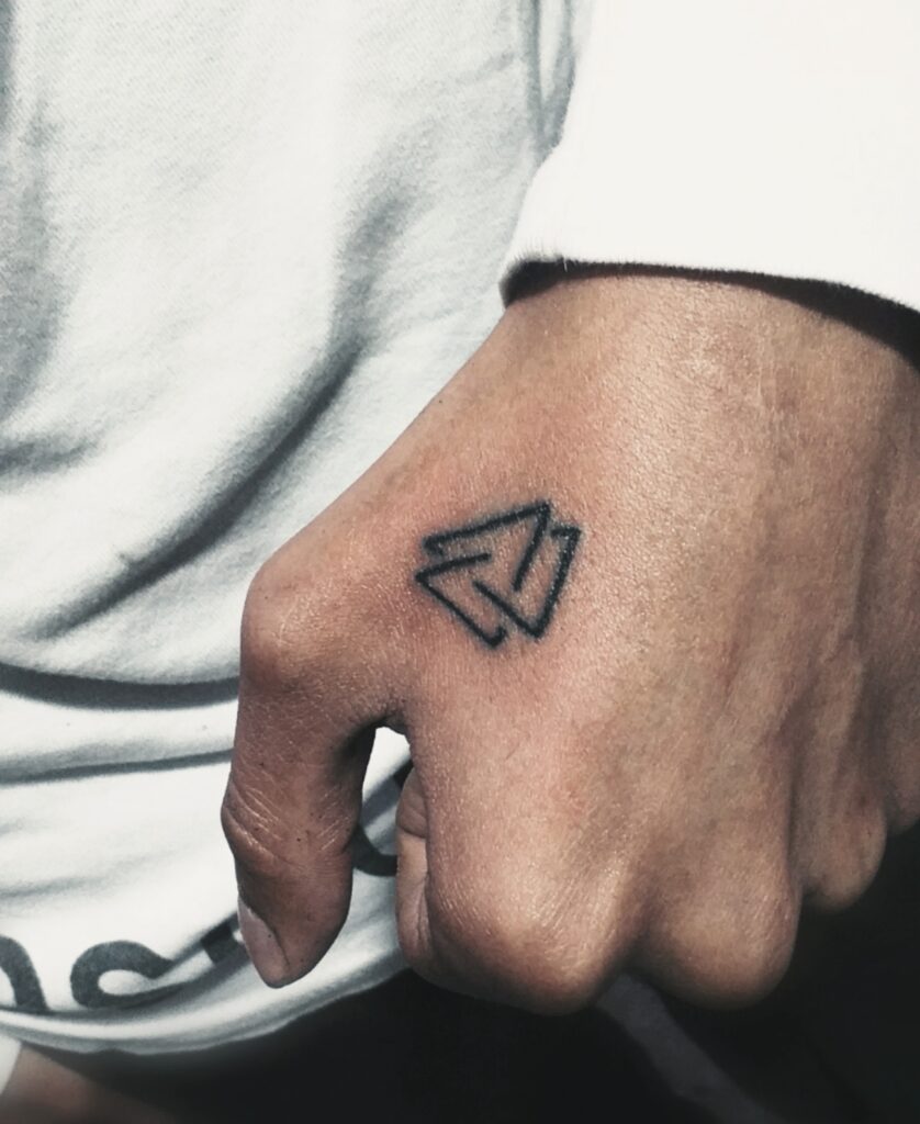 Double Triangle Tattoo Meaning Discover the Hidden Symbolism Behind This  Popular Design  Impeccable Nest