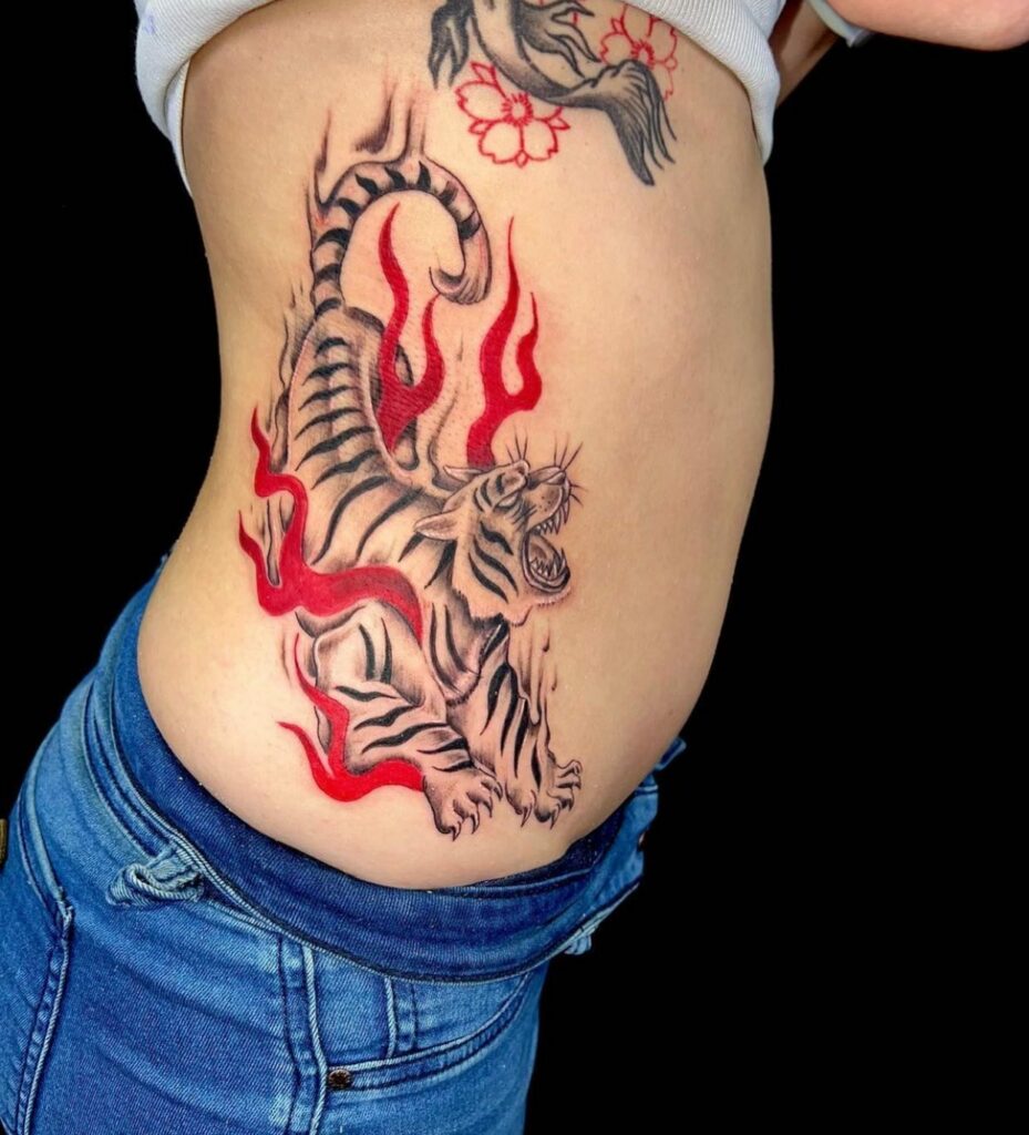 Japanese Side Tattoo