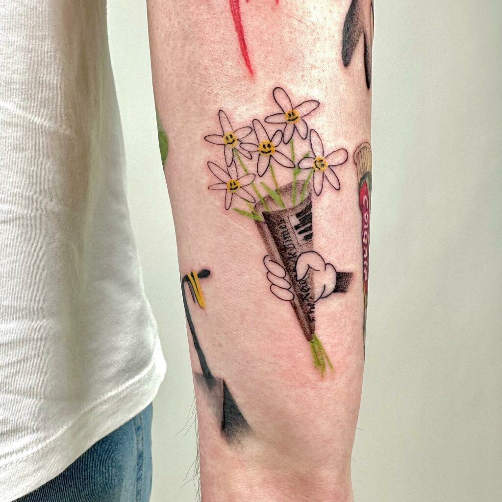 12+ Greek Flower Tattoos