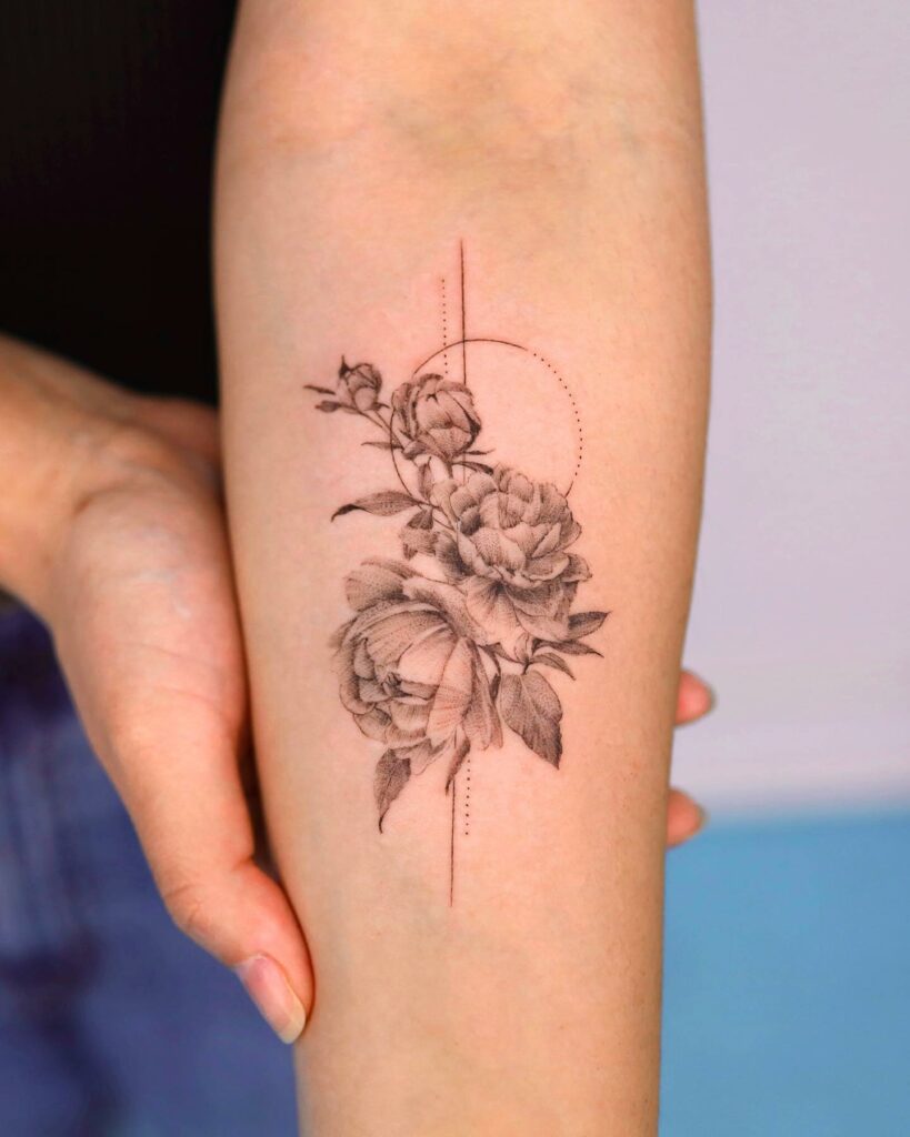 Geometric Forearm Tattoo