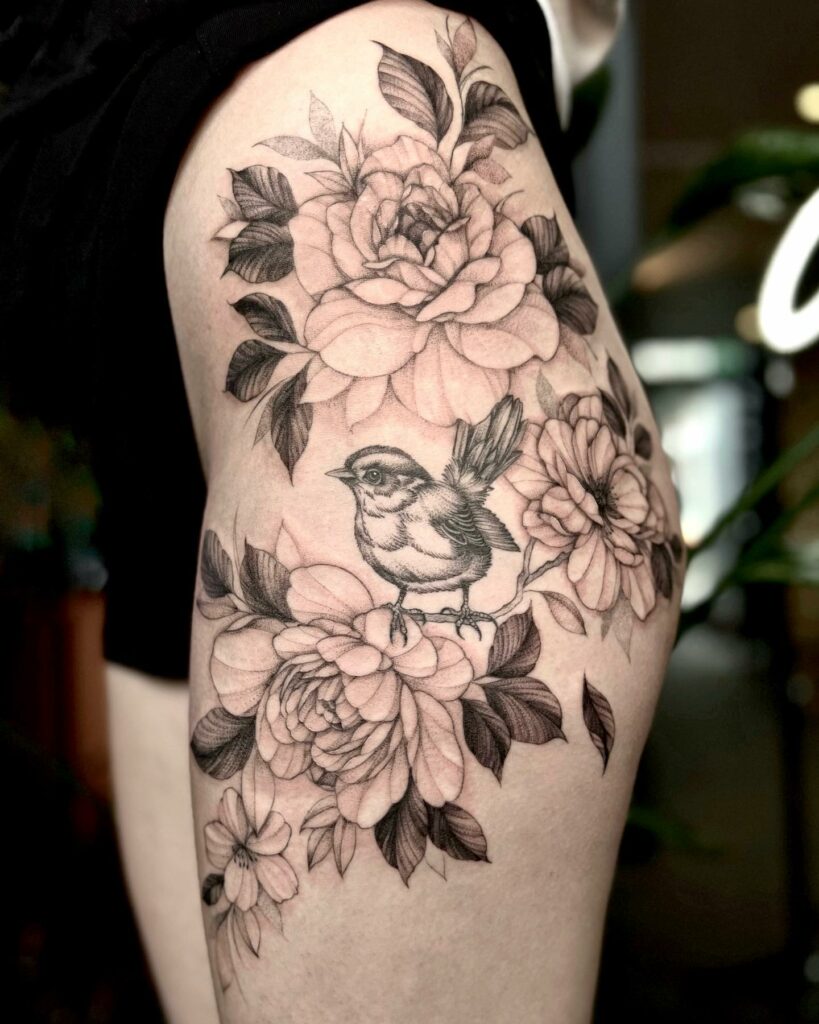 Bird Side Tattoo