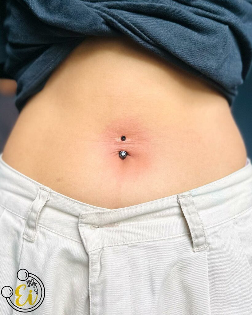 Belly Button Piercing Scars