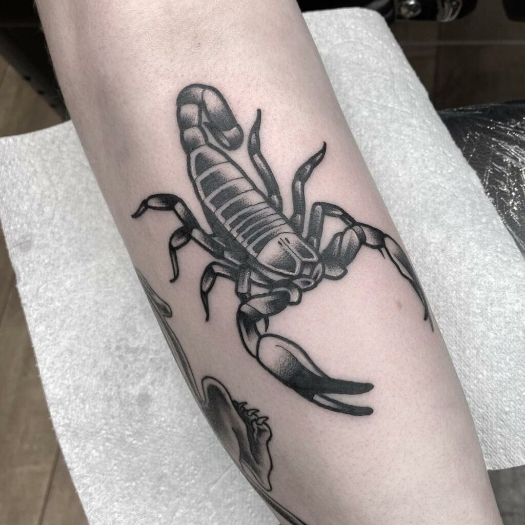 Scorpion Tattoos Symbolism Designs and Meaningful Ink at Chronic In   Chronic Ink