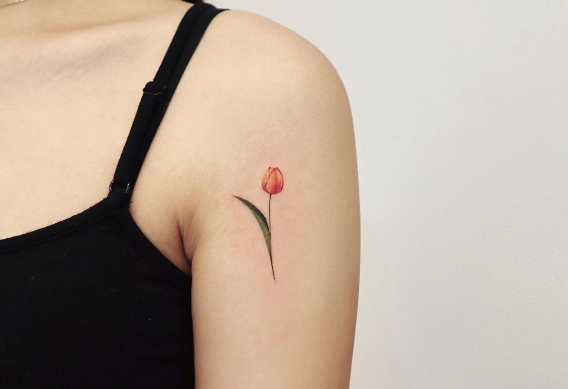 27 Beautiful Tulip Tattoo Ideas  Meaning  Tattoo Twist
