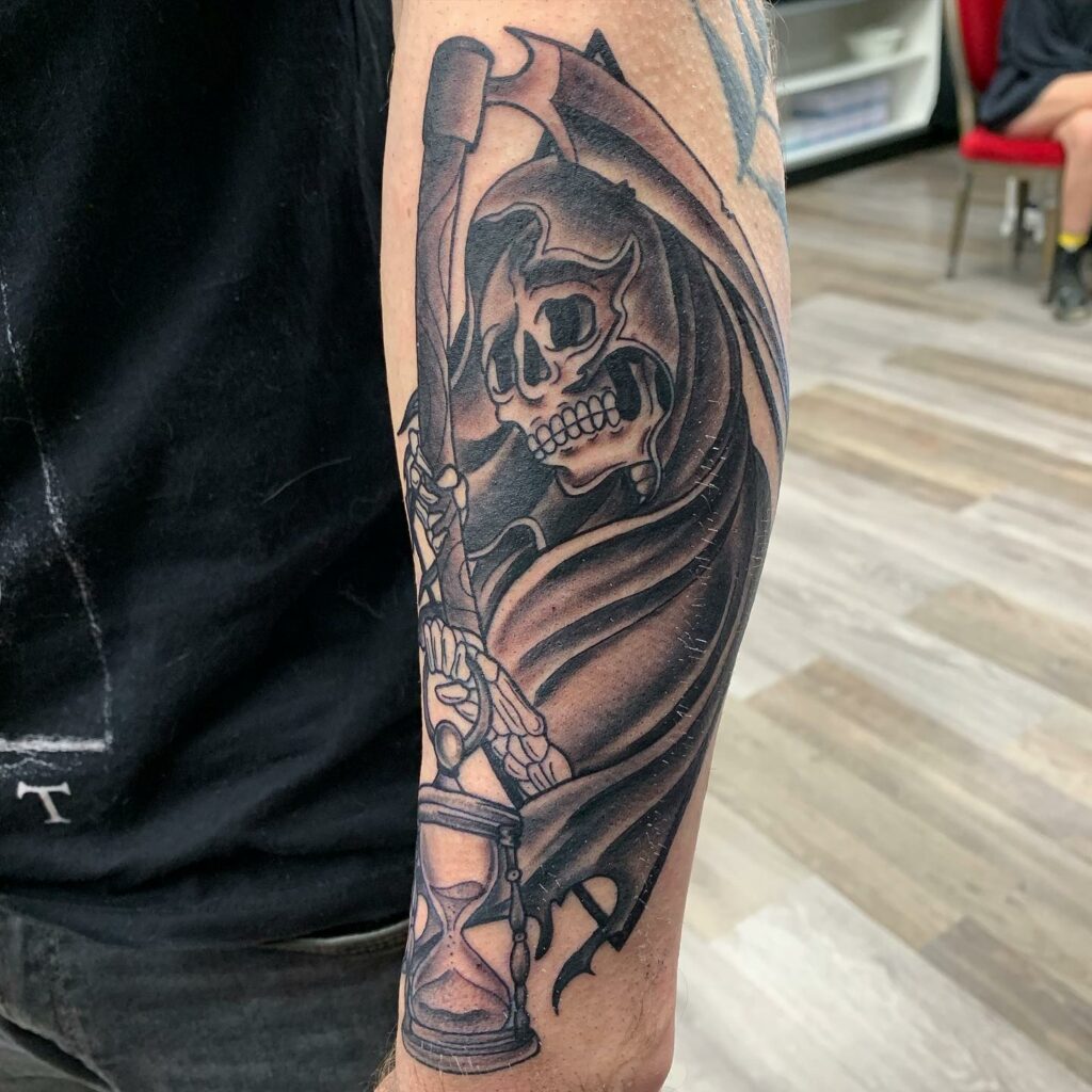 40 Grim Reaper Tattoo Designs  Meaning  The Trend Spotter