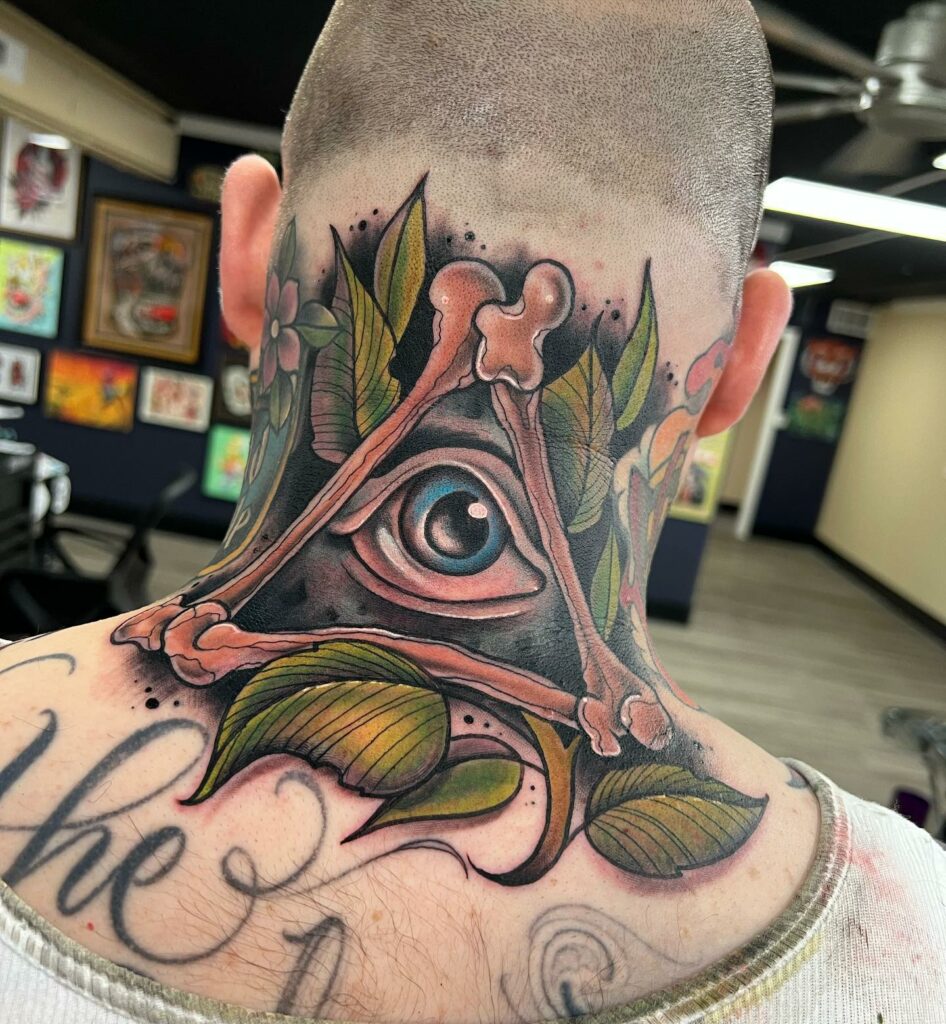 The All-Seeing Eye Neck Design