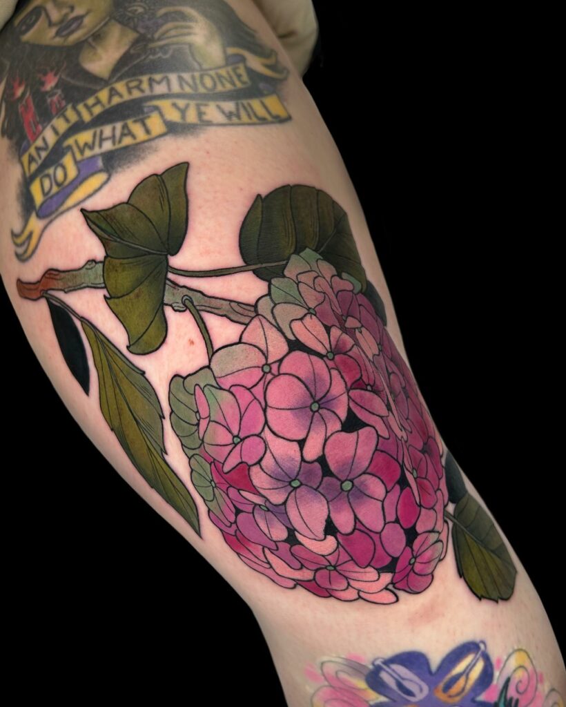 Hydrangea Tattoo