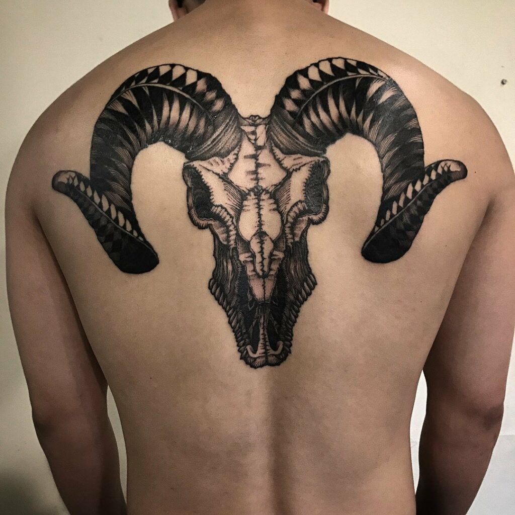 Goat Skull Tattoos