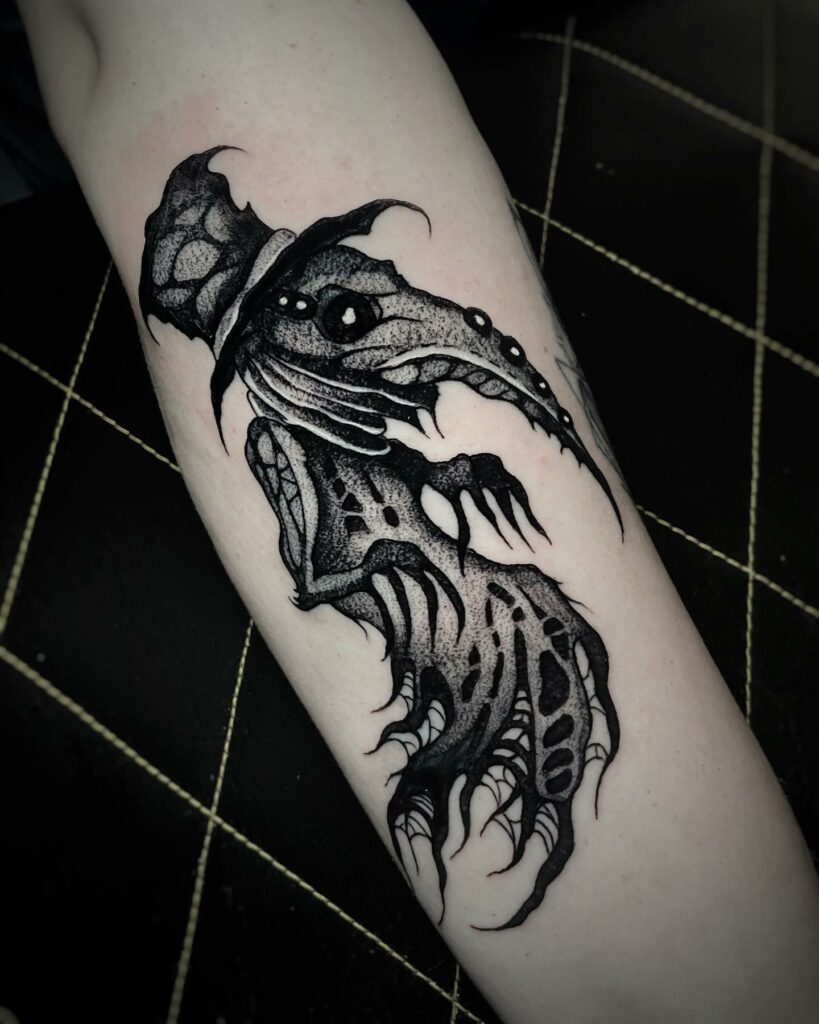 Horror Plague Doctor Tattoo