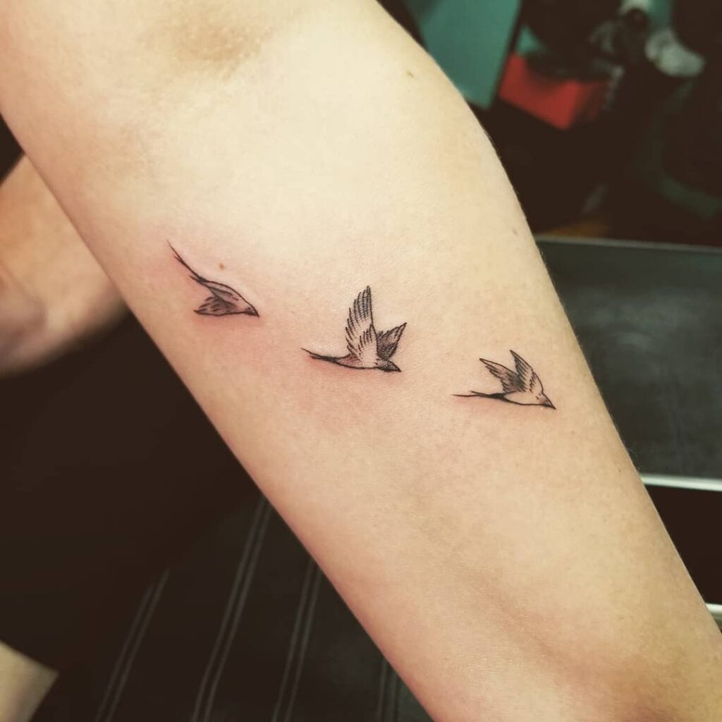 Three Little Bird Tattoos