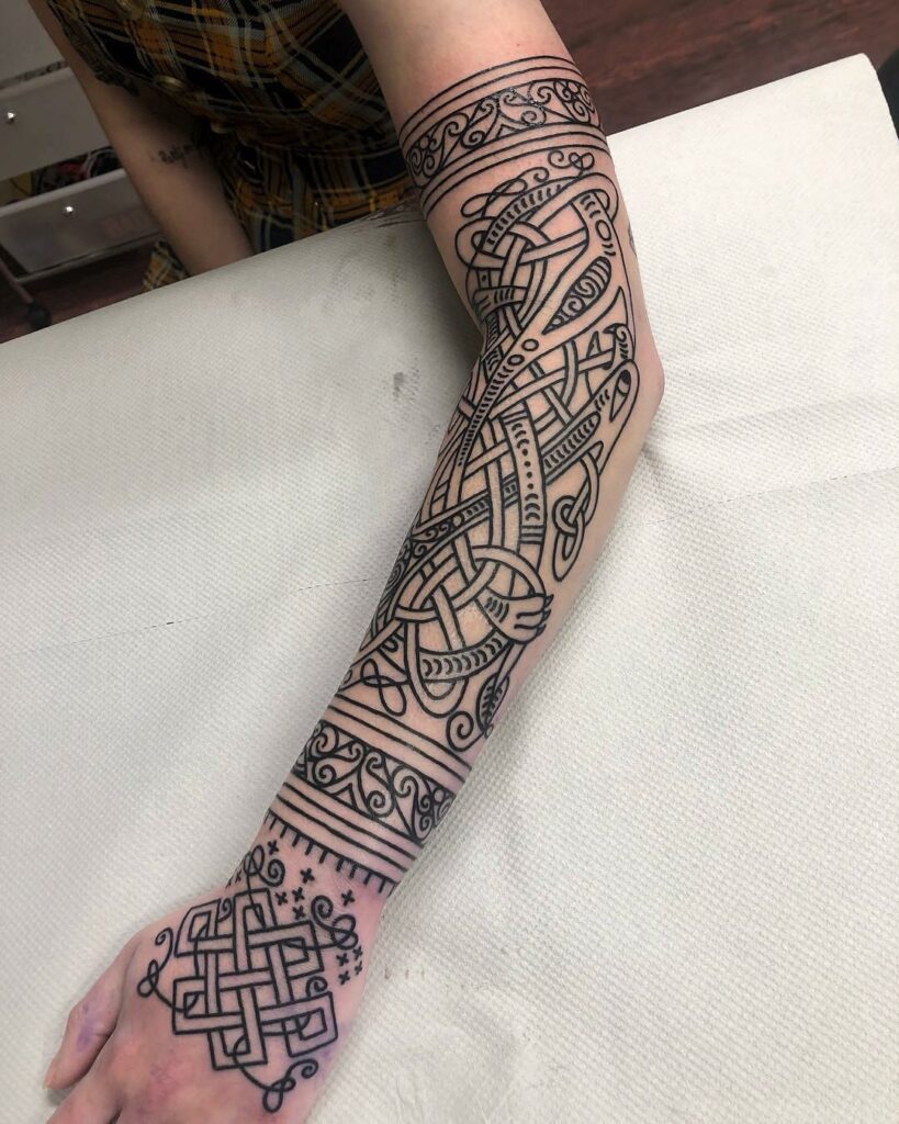  Celtic Sleeve Tattoo