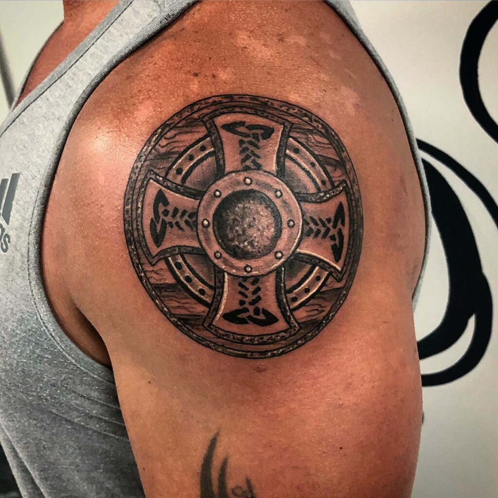 Celtic Shield Tattoo