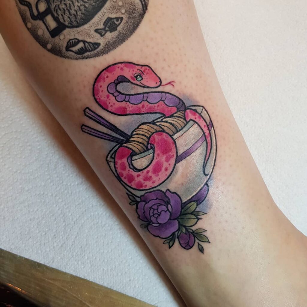 Cute Snake Tattoo