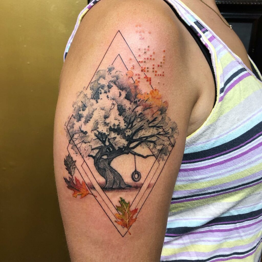 Oak Trees Tattoo