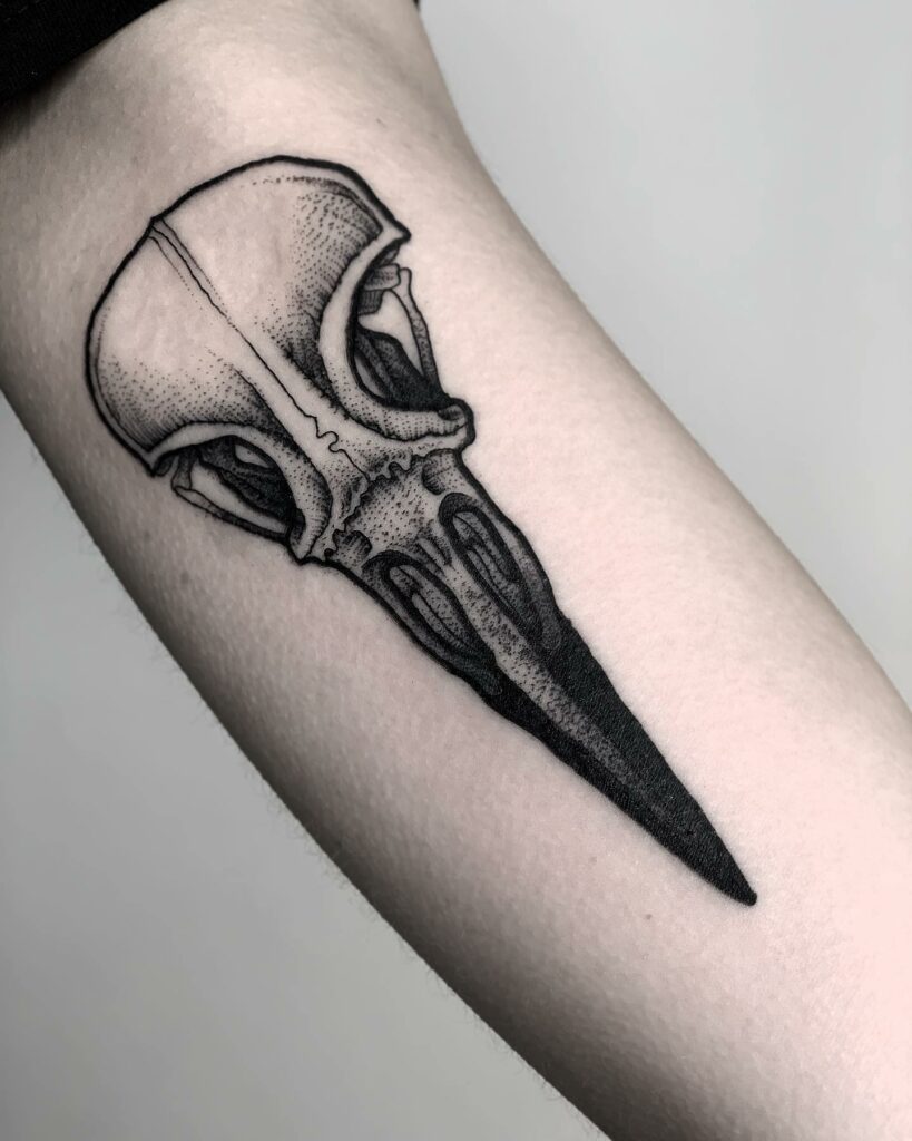 Bird Skull Tattoo