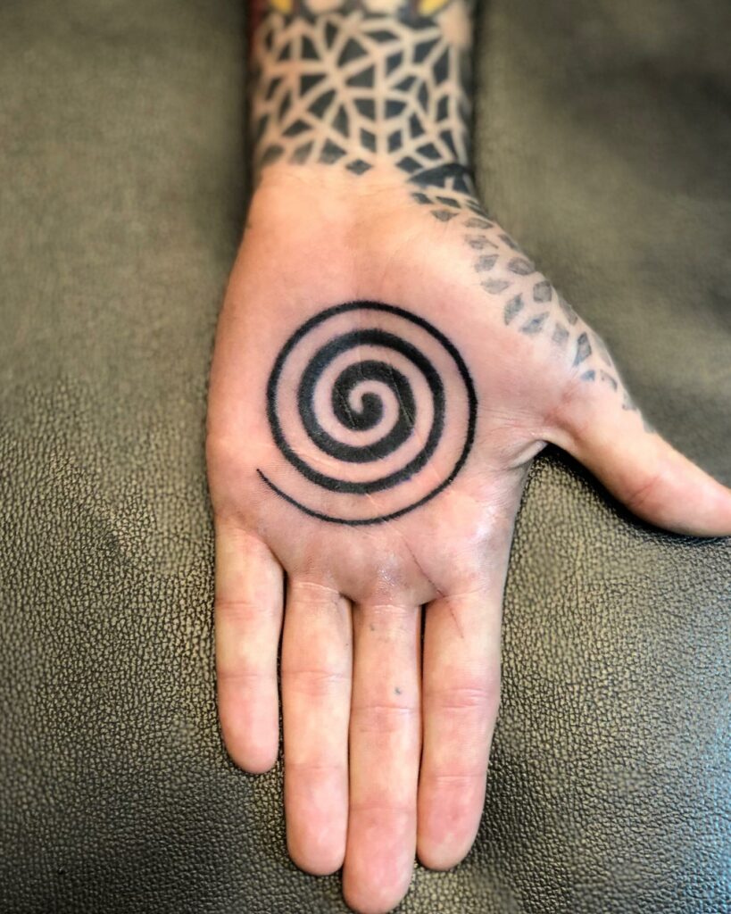 Single Spiral Tattoo