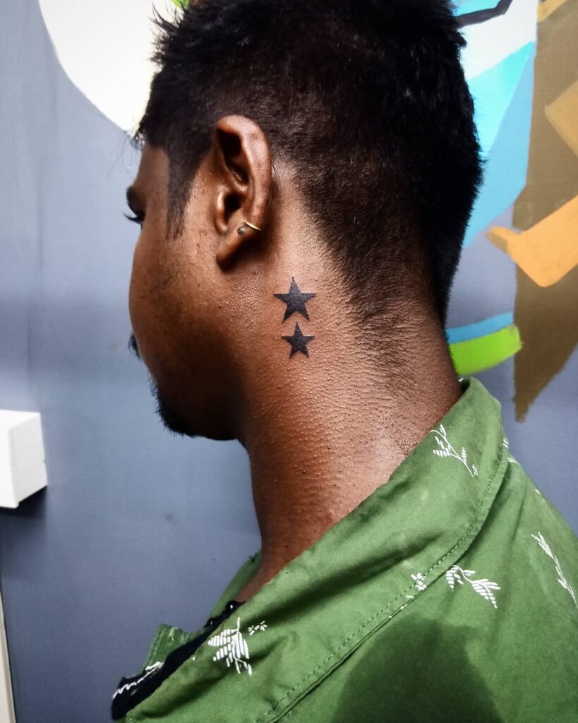 26 Below EAR tattoos | Side NECK tattoo designs | Behind the EAR tattoo  ideas | Neck tattoos for Men - YouTube