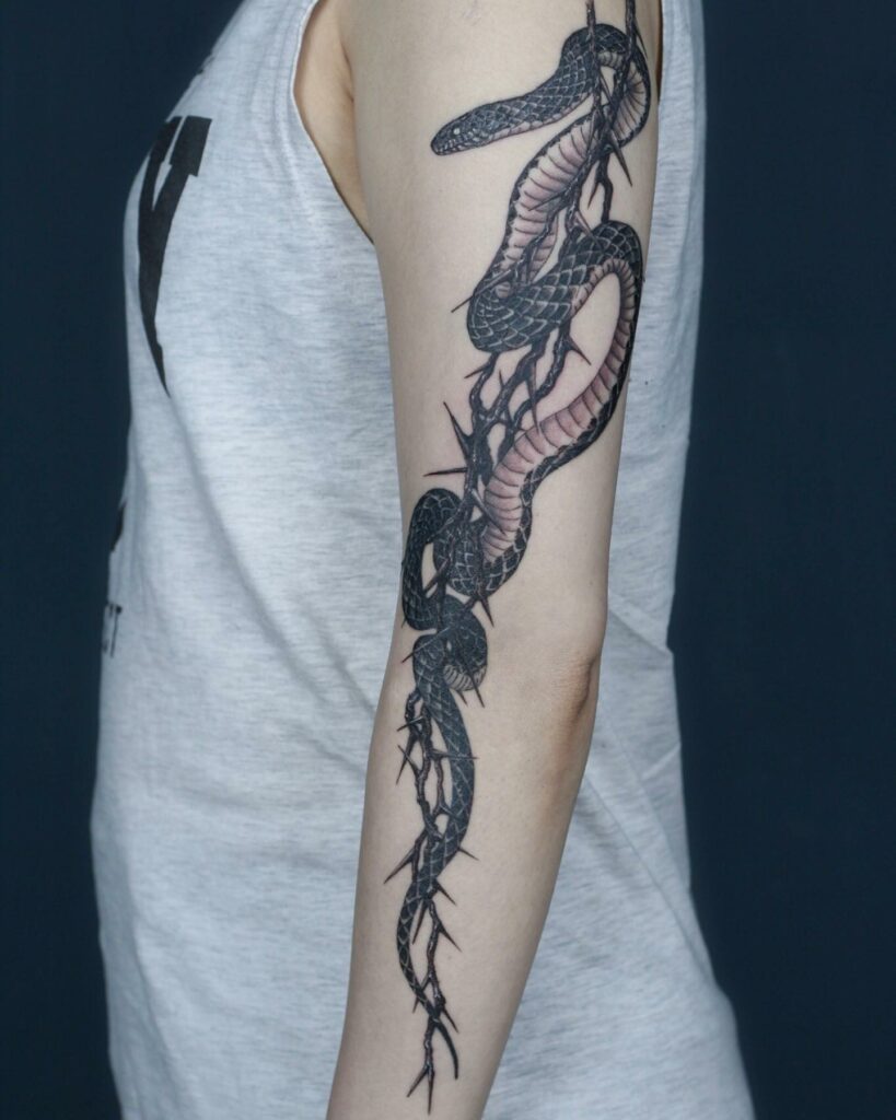 Snake Tattoo Sleeve
