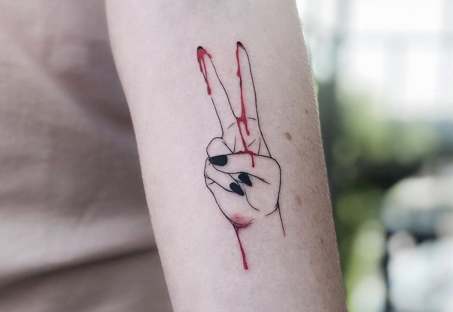 81 Modern Peace Sign Tattoo Designs  Ideas  Tattoo Glee