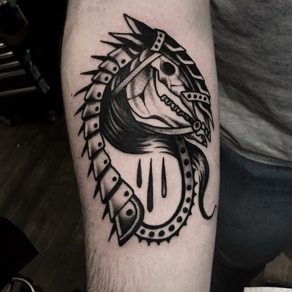 Horse Skull Tattoo