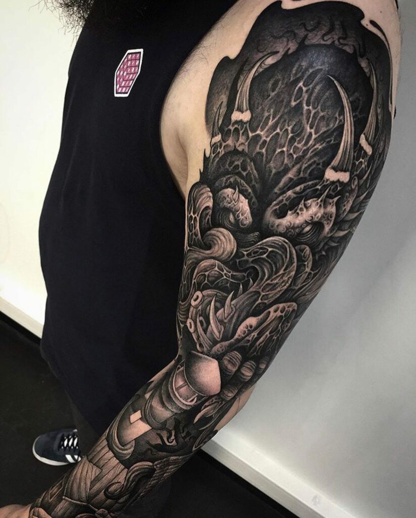 Snake Tattoo Sleeve