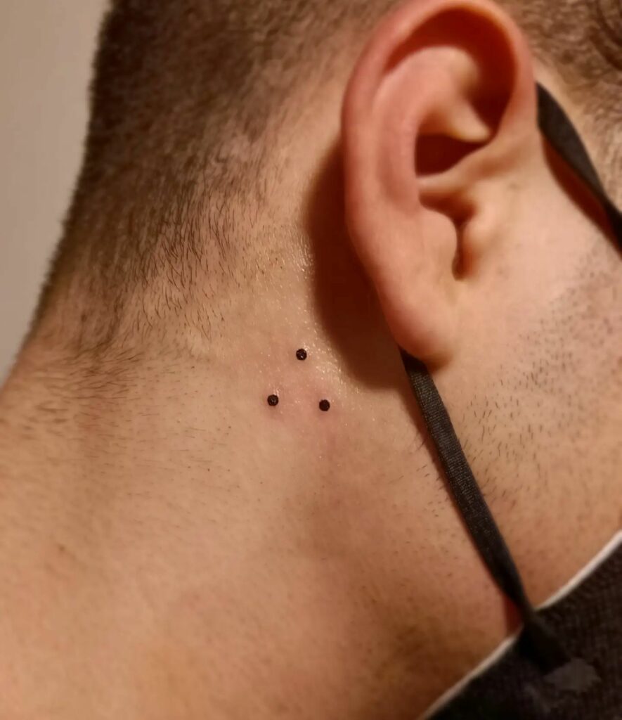 These three dots in a row bring the symbolism of a continuation Much like  in a text or a blog or   Three dots tattoo meaning Dot tattoo meaning  Dot tattoos