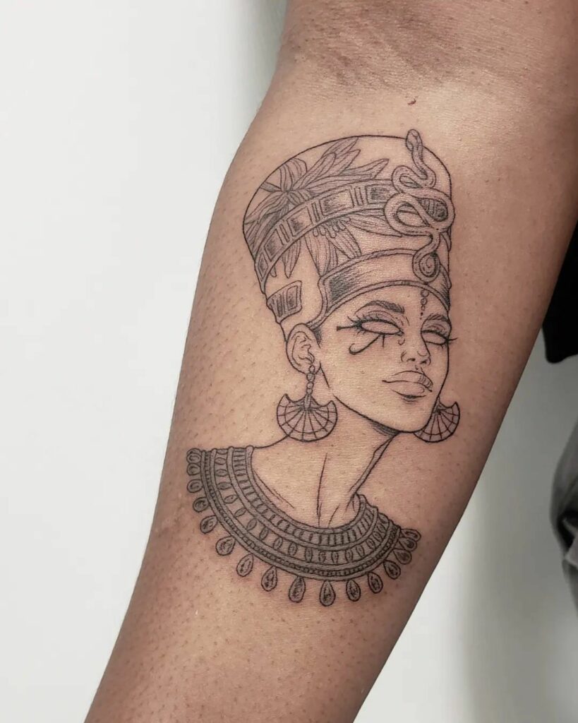 Buy Nefertiti Semipermanent Tattoo set of 2 Online in India  Etsy