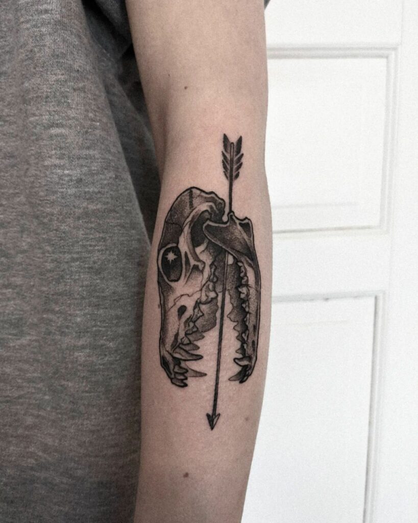Dog Skull Tattoo