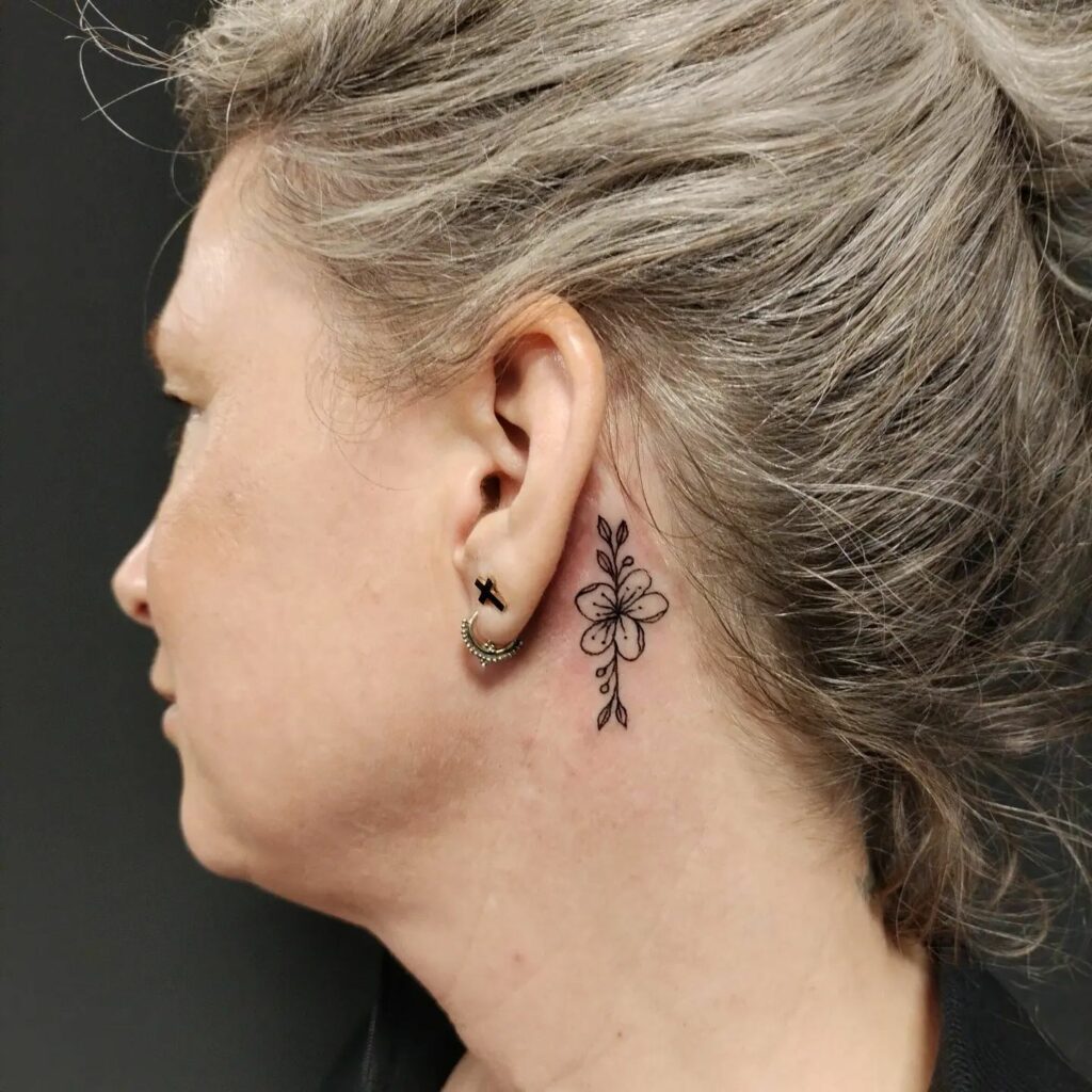 BEAUTIFUL BEHIND THE EAR TATTOOS FOR WOMEN  UPDATED FOR 2023  alexie