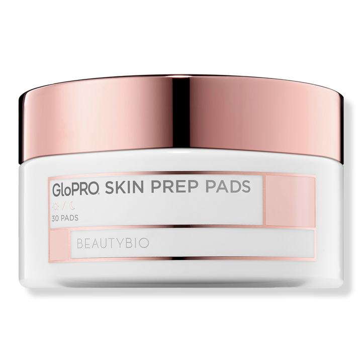 GloPRO Skin Prep Pads Clarifying Skin Cleansing Wipes with Peptides