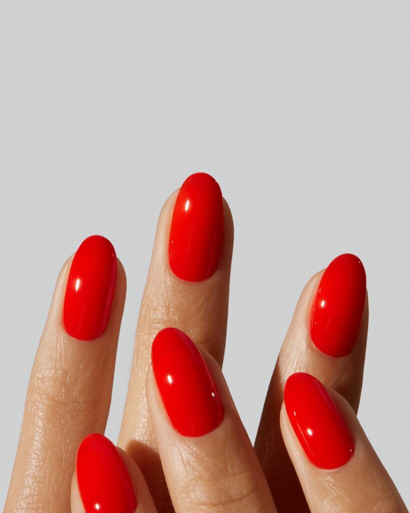 Time-Honored Classic Red Nails