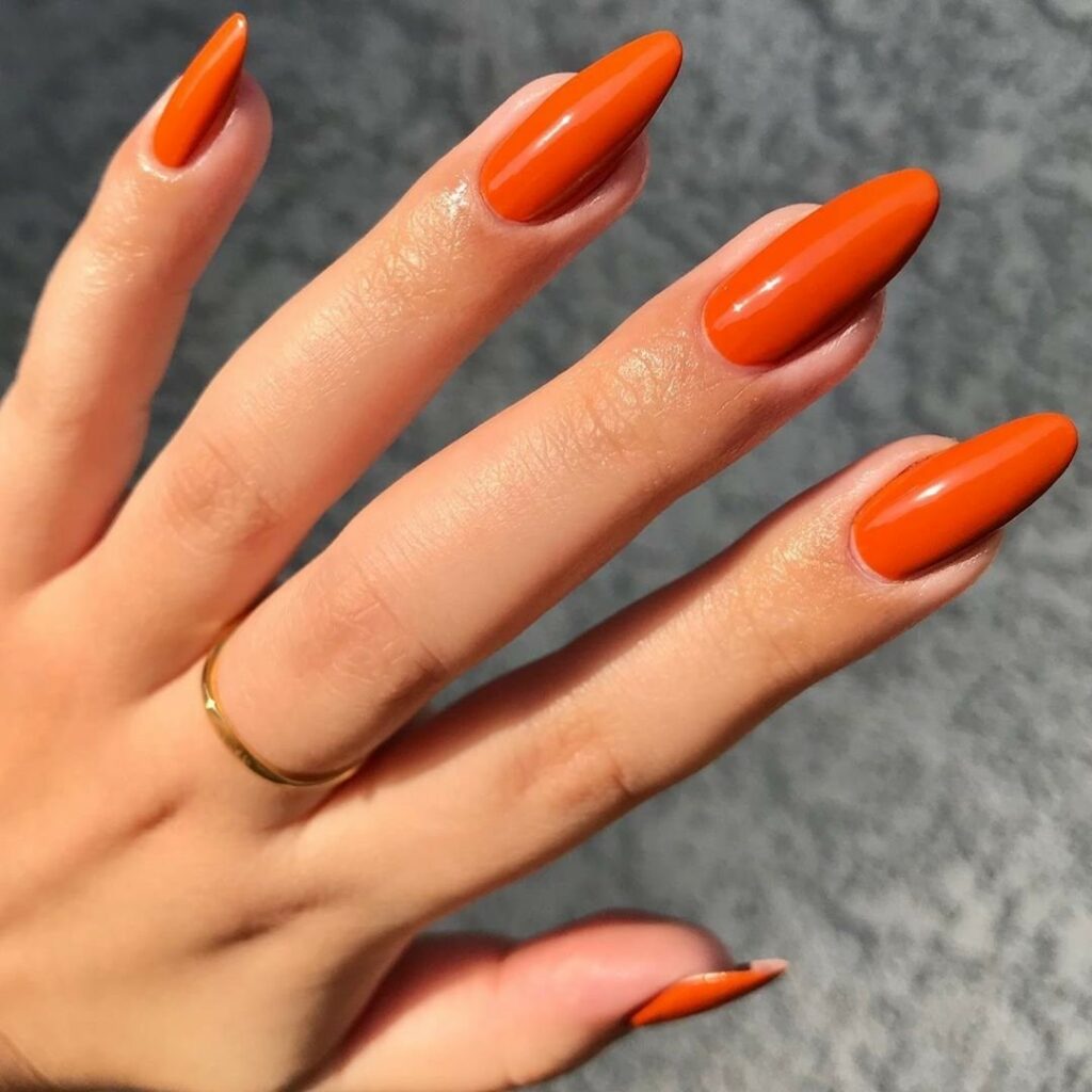 Burnt Orange Nails