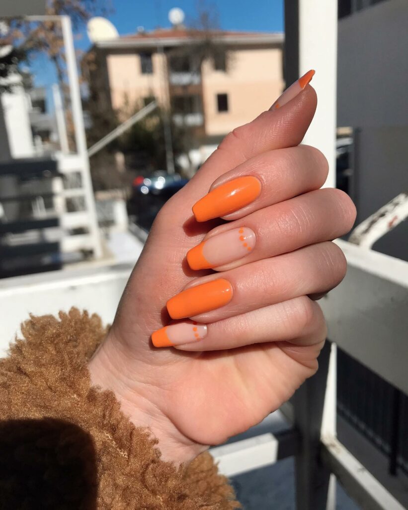 Burnt Orange Nails19
