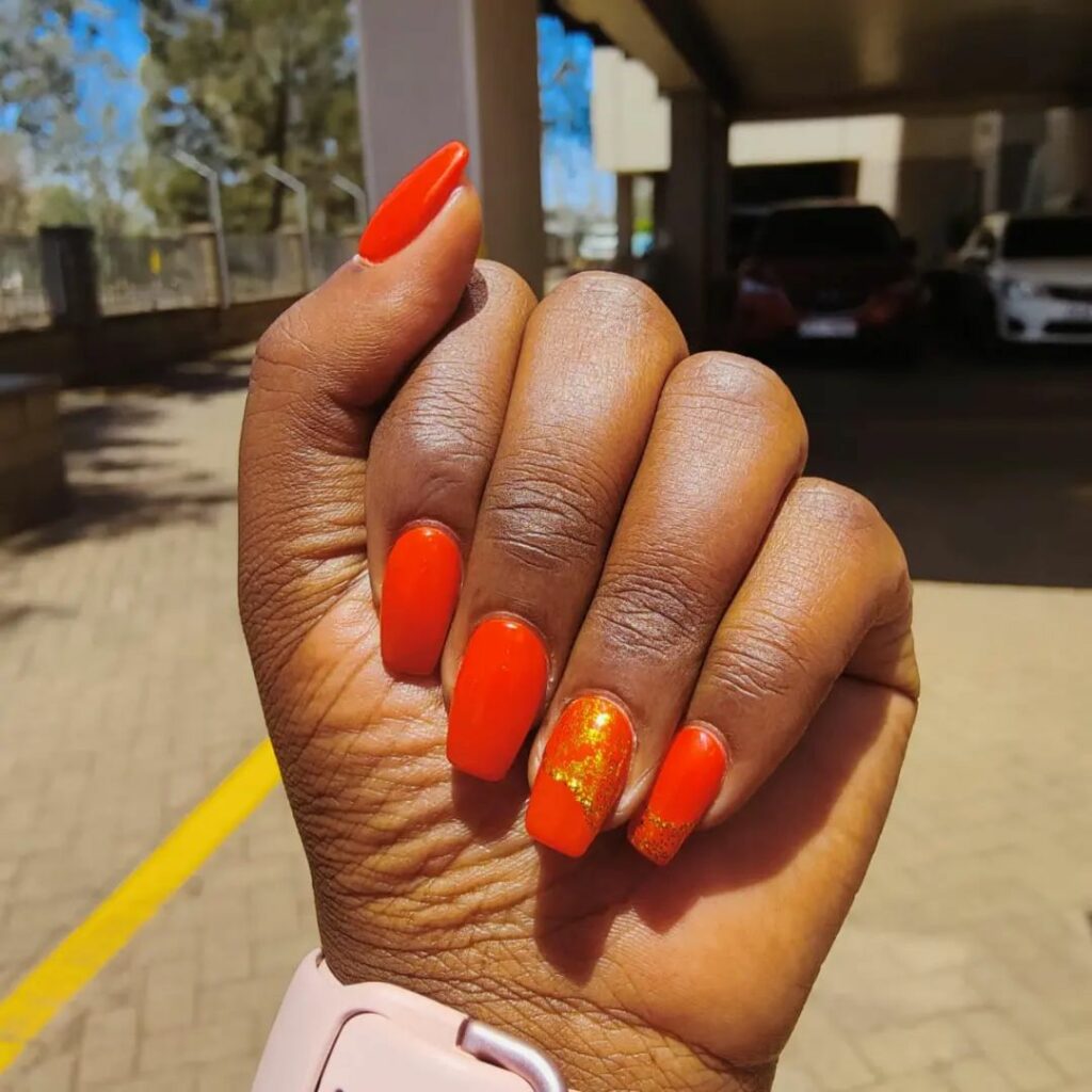 Burnt Orange Nails4