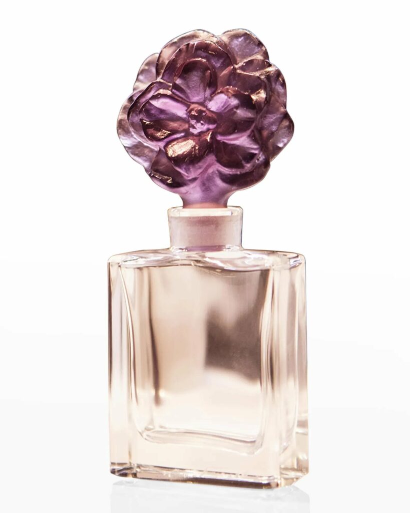 DAUM Camelia Violet Perfume Bottle