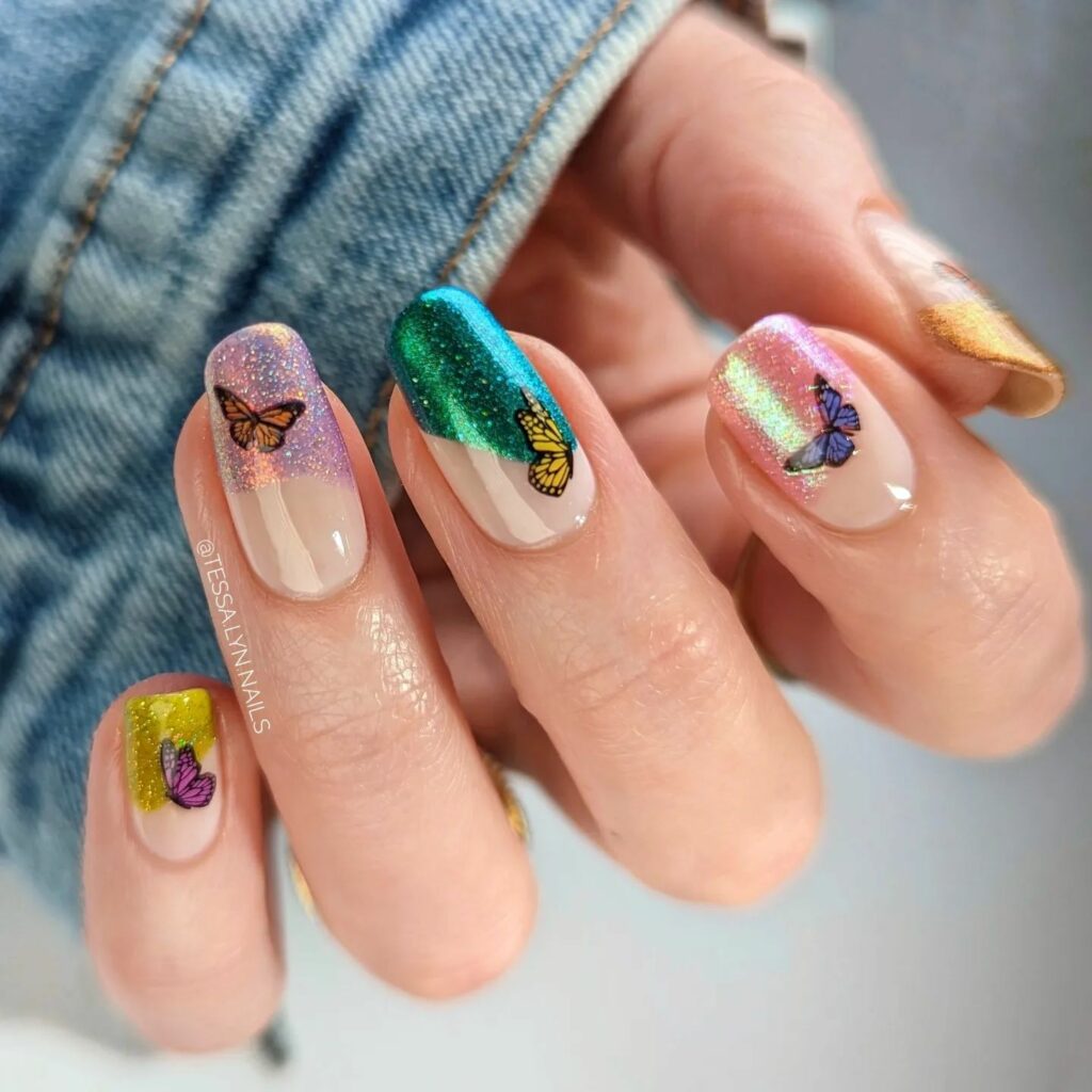 Fluttering into Fashion with Butterfly Nails