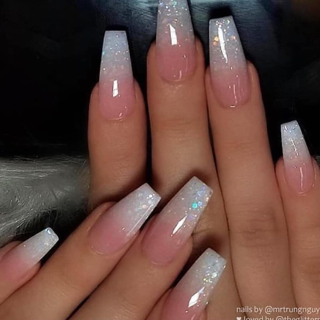 47 Beautiful Nail Art Designs & Ideas : French Ombre Pink Nails