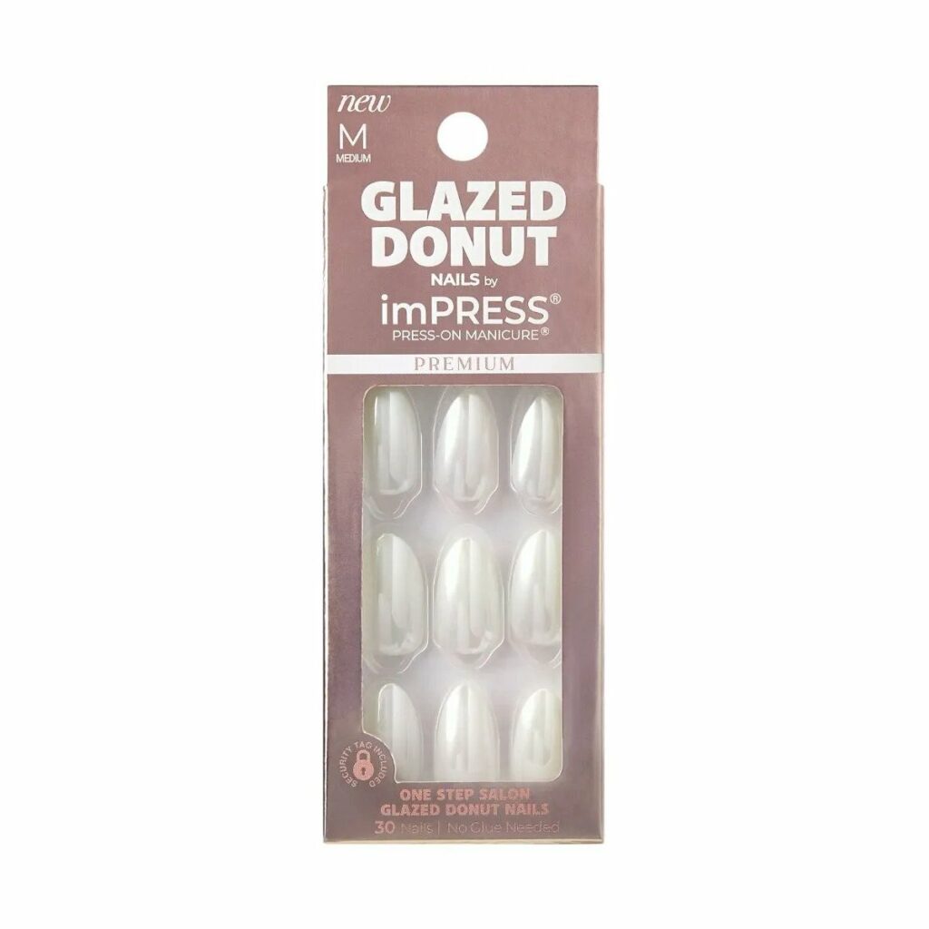 IMPRESS GLAZED DONUT PRESS-ON MANICURE