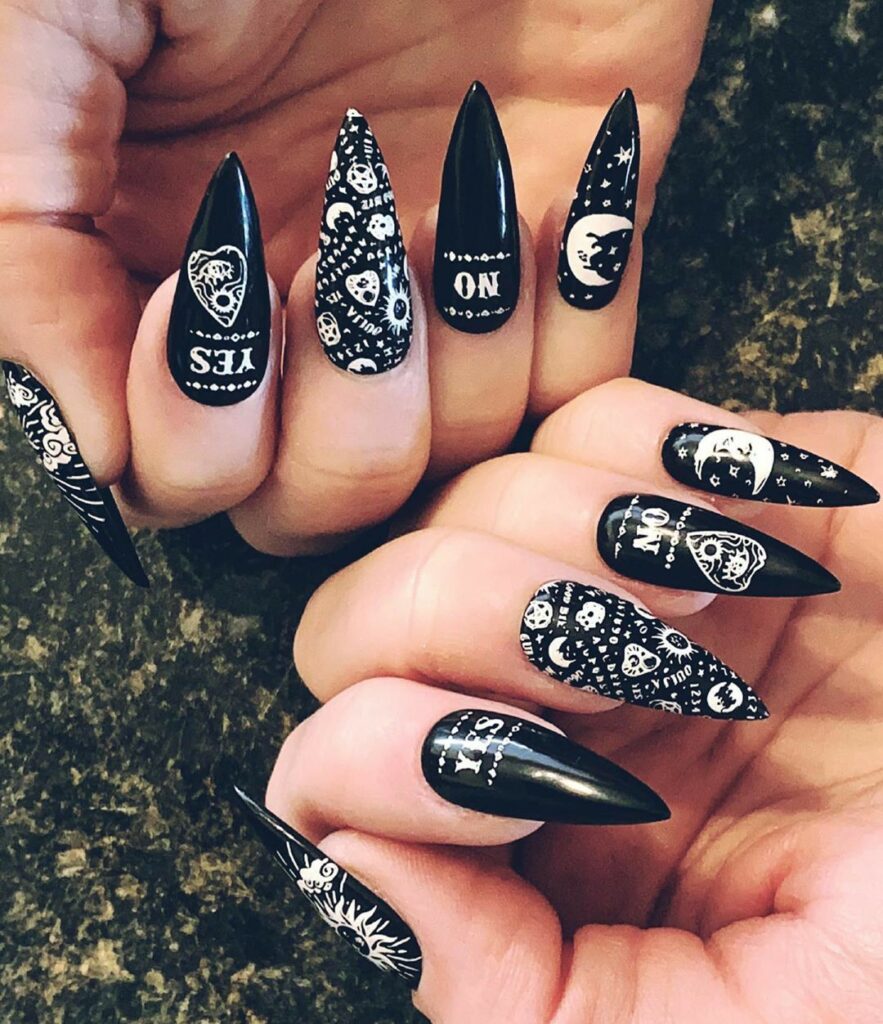 Ouija Board Nails