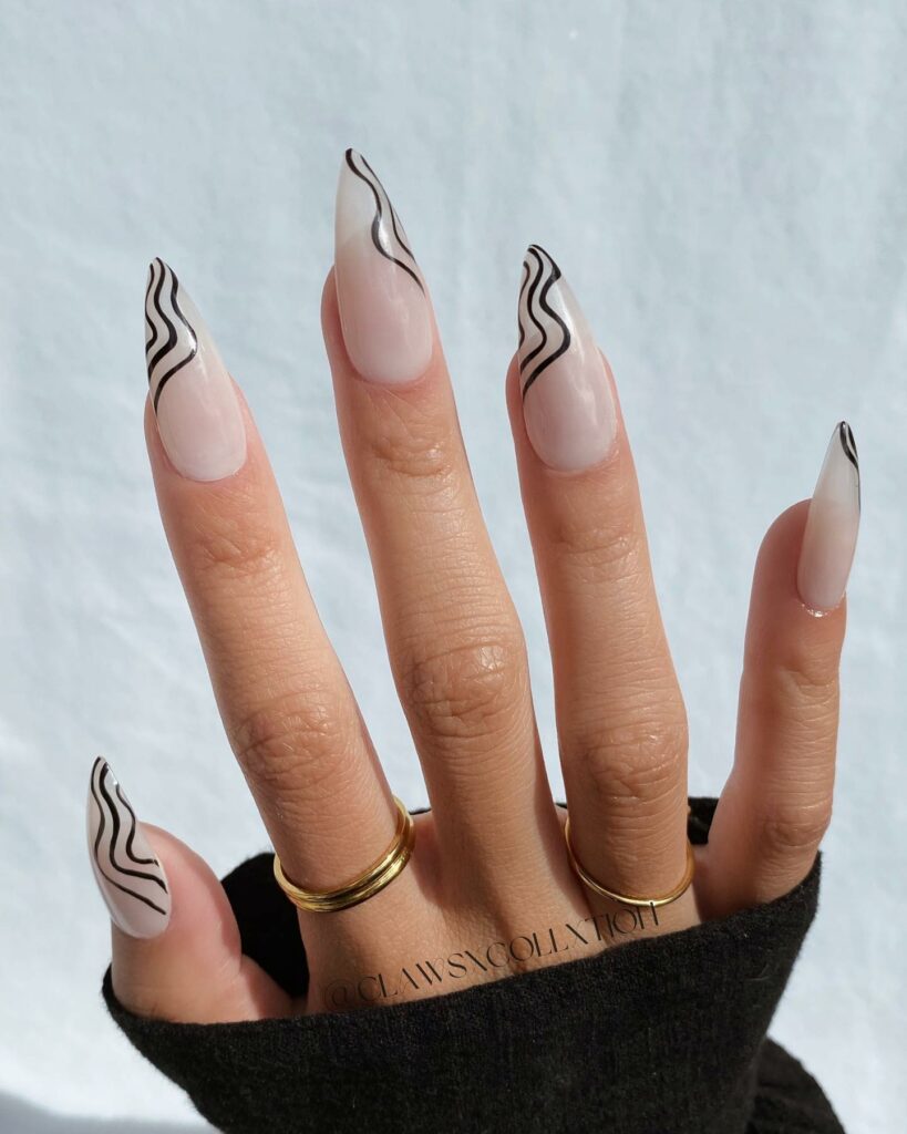 lady gaga pointy nails