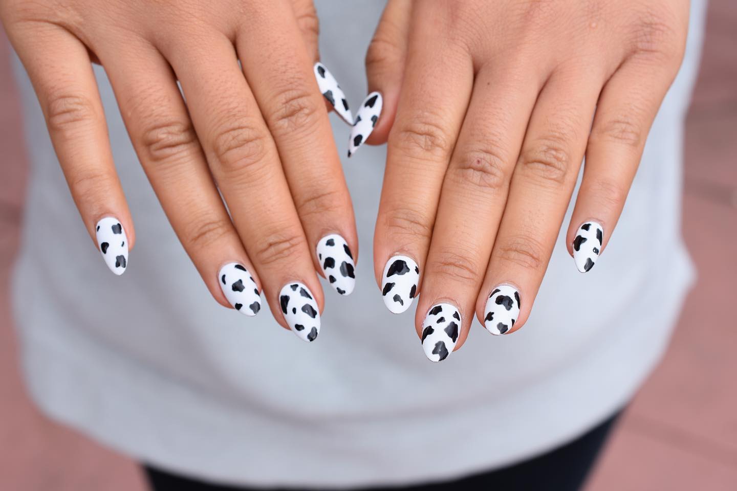 cow print nails inspo｜TikTok Search