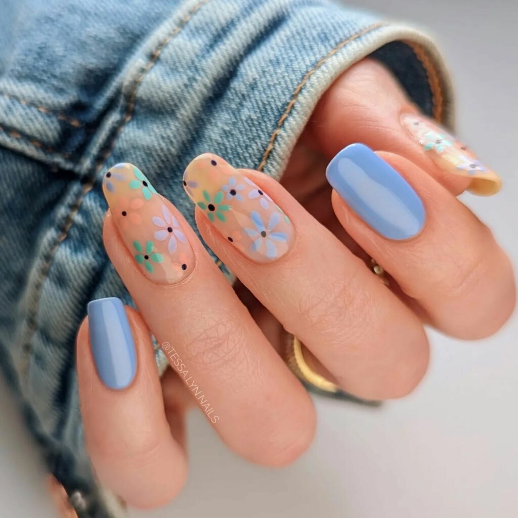 All of the Flowers nails instagram