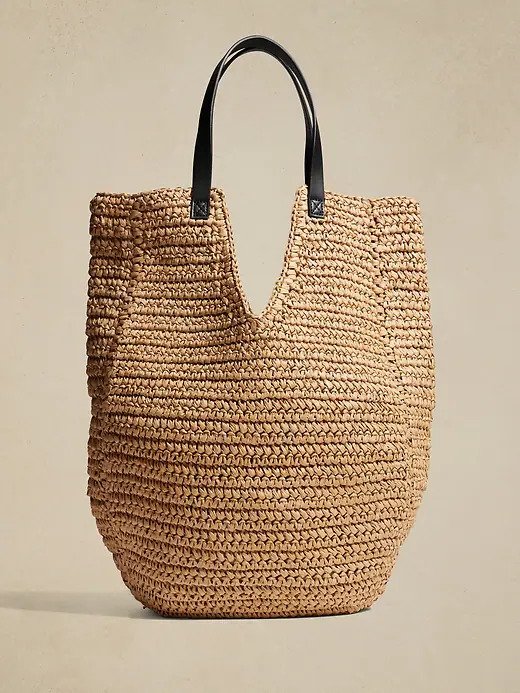 Banana Republic Factory Straw Tote Bag